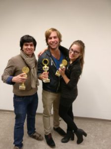 Das Hamburger Gewinnerteam beim Gutenberg-Cup